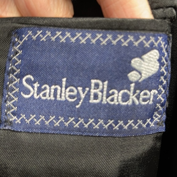 Men’s suit jacket black size 48 regular - Picture 2 of 3